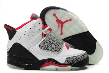 "Fire Red" & Black White and Cement Jordan Son of Mars Mens #shoes
