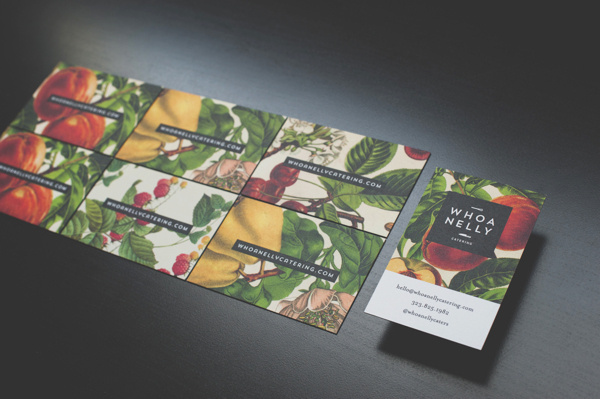 Whoa Nelly Catering Branding & Website on Behance #card #brand #business
