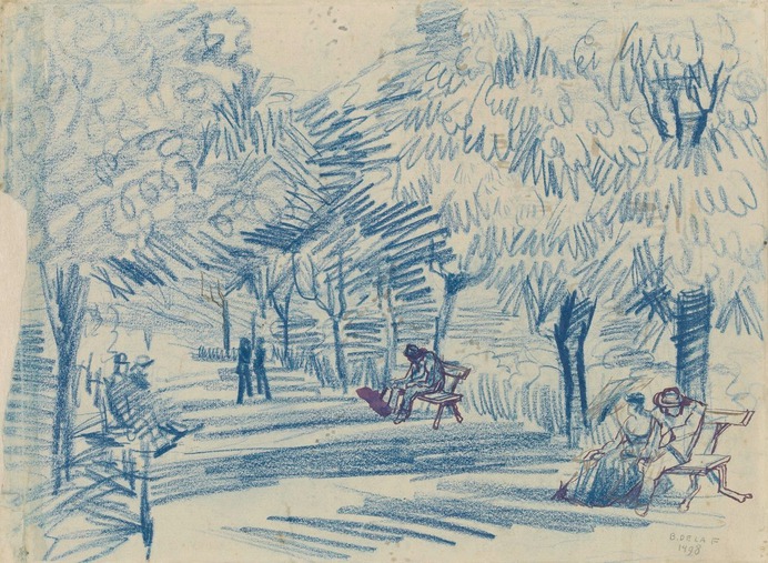 Avenue in a Park, Vincent Van Gogh
