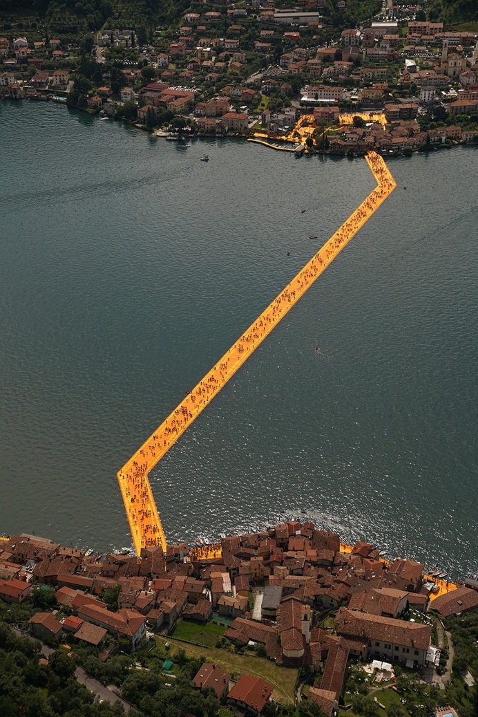 The Floating Piers – A Walkway Across the Water of Lake Iseo