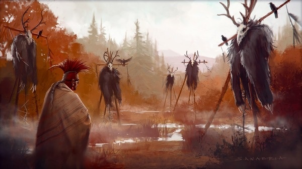 Joseph Sanabria: Sacred Grounds #illustration #painting