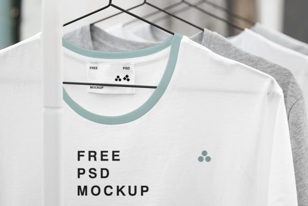 Hanging T-Shirt Mockup