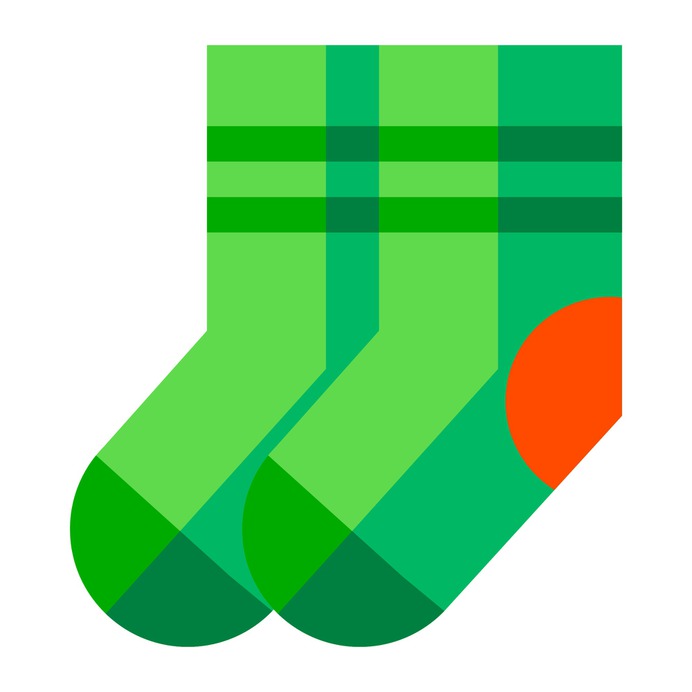 See more icon inspiration related to sock, clothing, feet, socks, winter, fashion and clothes on Flaticon.