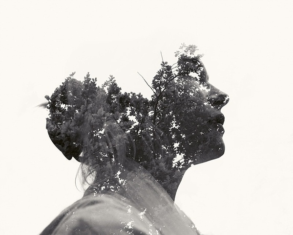 Graphic-ExchanGE - a selection of graphic projects #illustration #photography #leaves #portrait