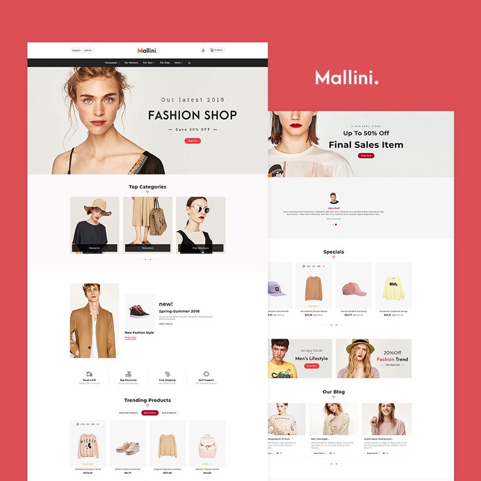 #Mallini - #Fashion #Boutique #Apparels - #Prestashop #Responsive #Theme | #TemplateTrip #eCommerce #Website #Design #Template