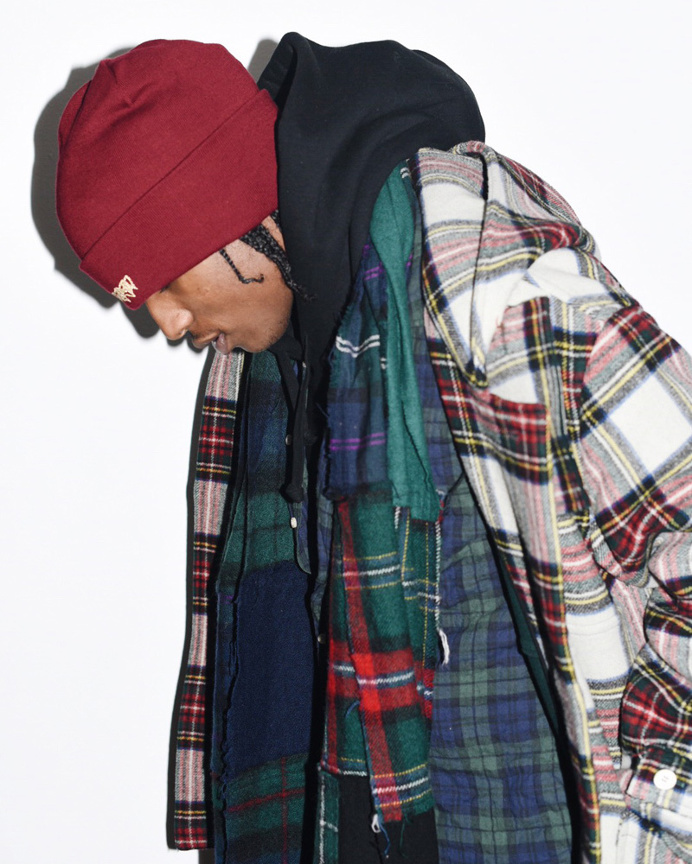 A$AP Rocky plaid photograph