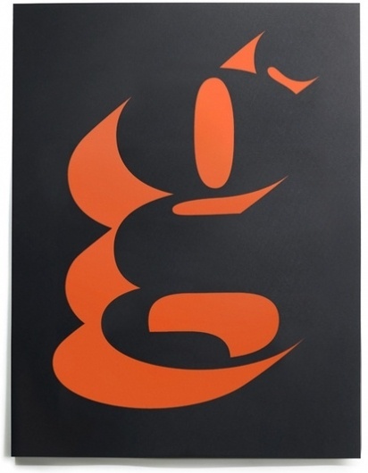 Baubauhaus. #orange #black #typography