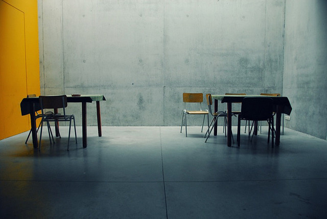 All sizes | abstract room | Flickr - Photo Sharing! #interior #concrete #chairs
