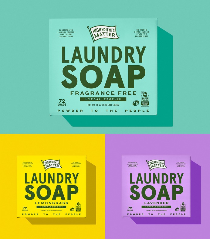 New Logo and Packaging for Ingredients Matter by Abby Haddican Studio