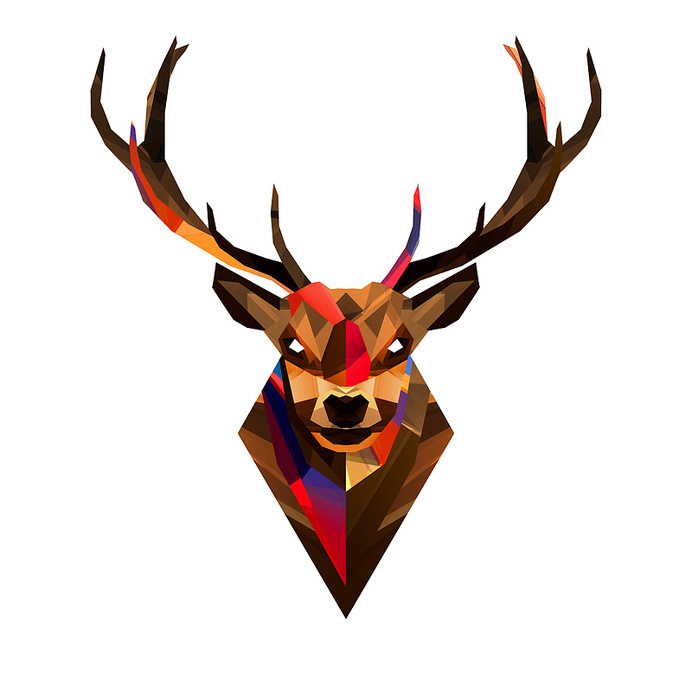 FACETS – Buck #creative #poly #illustration #art #low