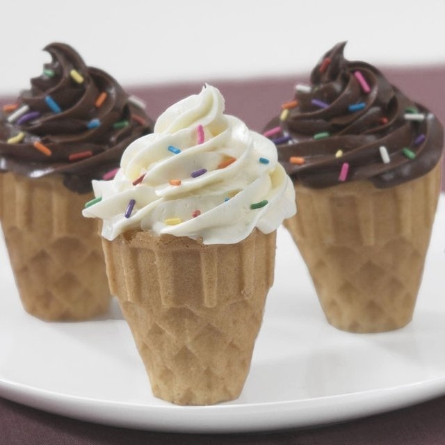 Ice Cream Cone Cupcake Pan #cool gadget #gadget #gadget flow #gift ideas #tech