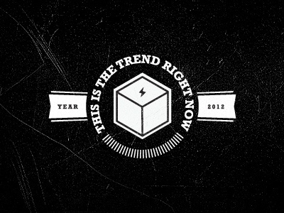 Dribbble - Trend Logo by Ashish Thakkar #logo #agency #identity #texture