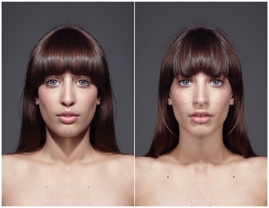 Symmetrical Portraits | Fubiz ™ #portraits #symmetrical