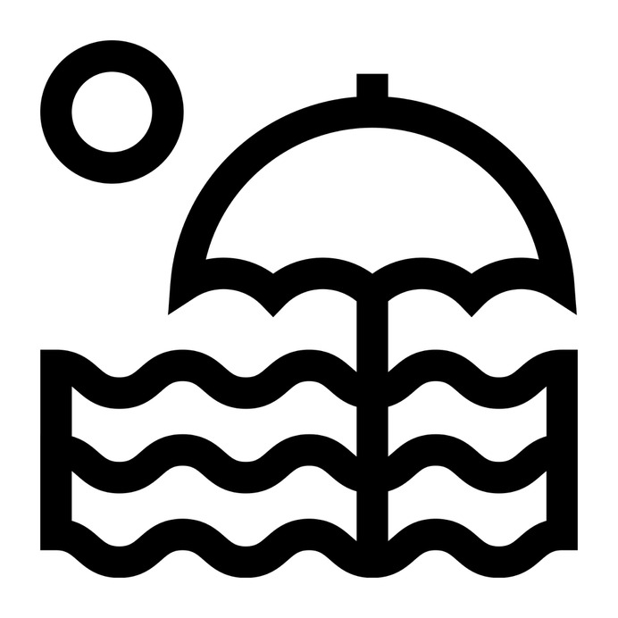 See more icon inspiration related to beach, summer, sea, vacations, umbrella, sun, holidays, ocean and nature on Flaticon.