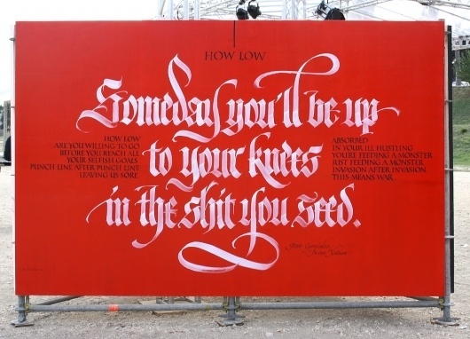 Calligraphy by Luca Barcellona | Type for you. #calligraphy #typography