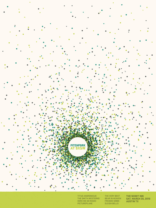 Pictchfork SXSW showcase 2011 #delicious #design #league