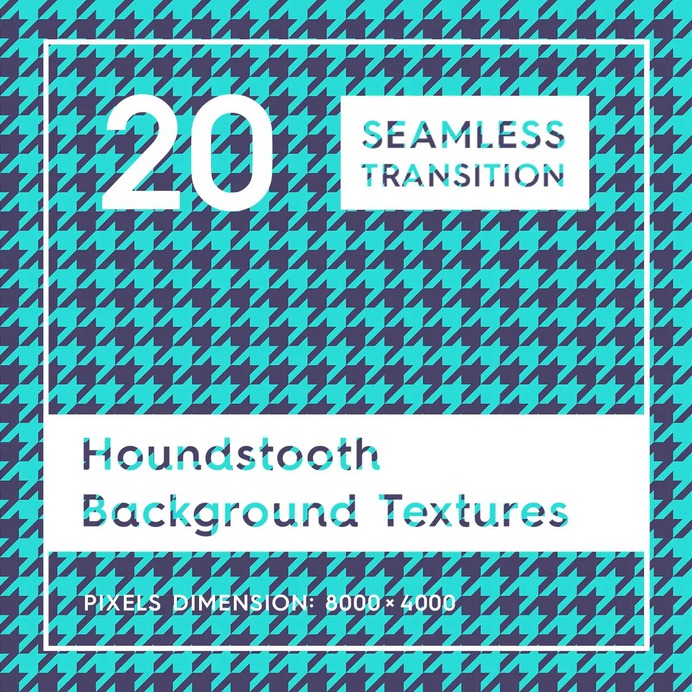 20 Houndstooth Pattern Textures #houndstooth #houndstoothtextures #pattern