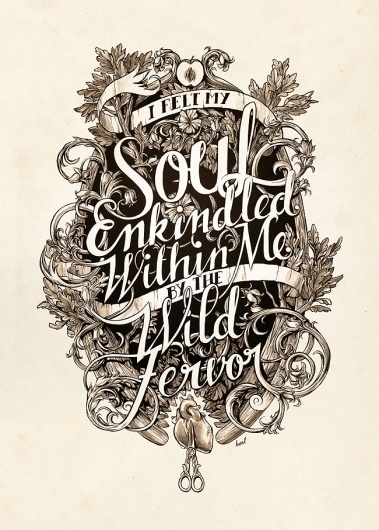 Soul Enkindled by `monavx on deviantART #typography