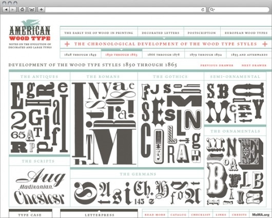 ketchup n mustard : american wood type #type #lettering