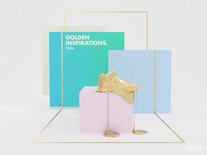 golden inspirations fubiz graphic