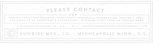 Sunrise Mfg. Co. #lockup