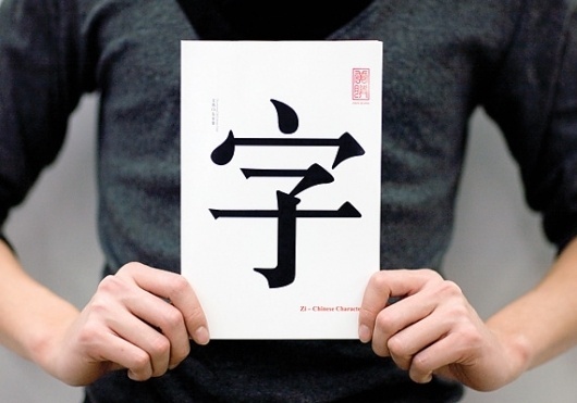 Zhenvision - Zi - Chinese Characters #chinese #design #book #typography