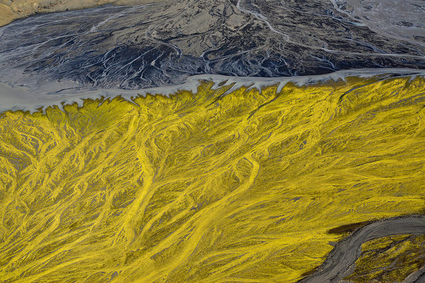 Andre → Iceland. River. → Fringe #erosion #photography #river #iceland