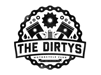 Dribbble - The Dirtys - Motorcycle Club by Justin Pervorse #crest