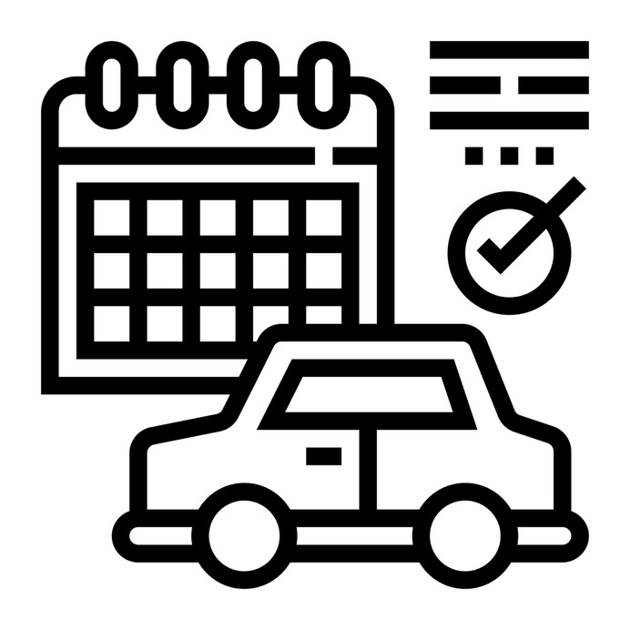 See more icon inspiration related to car, calendar, plan, check, time and date, checkmark, electronics, schedule and vehicle on Flaticon.