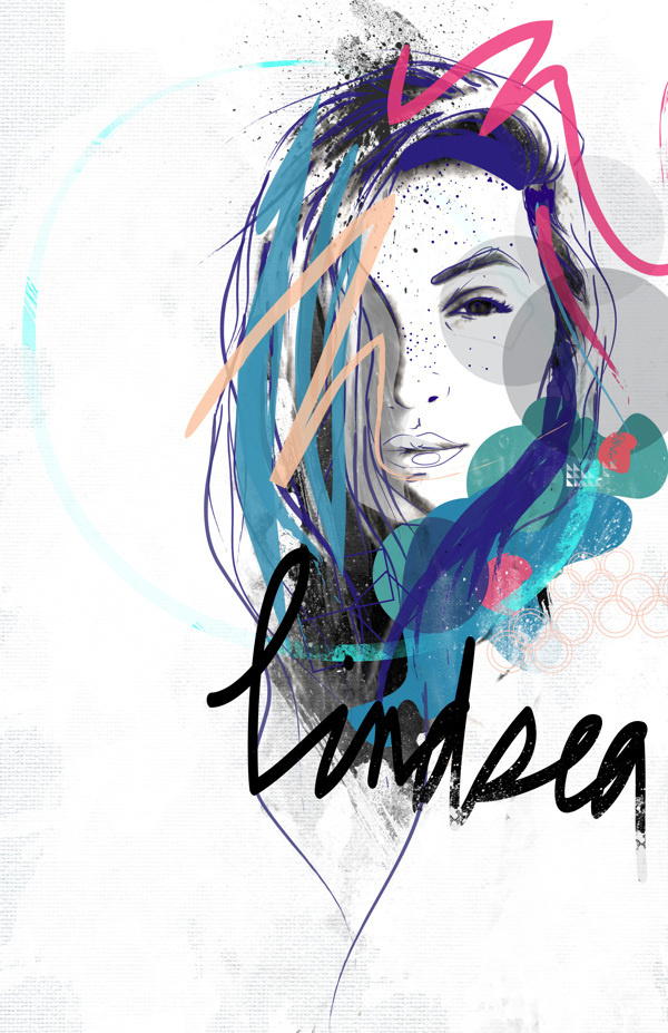 LINDSEA // on Behance #surfer #flevo #rosco #design #graphic #digital #illustration #billabong #fashion #lindsea