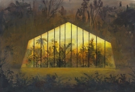 Jeremy Miranda Print 2, Greenhouse in the Woods | Little Paper Planes #house #miranda #woods #jeremy #green