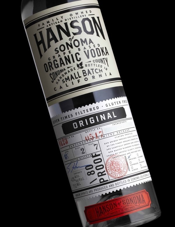 Stranger & Stranger Â | Â http://strangerandstranger.com"The Hanson Family, Californian through and through, have built a distillery in S #packaging #label #wine #baller