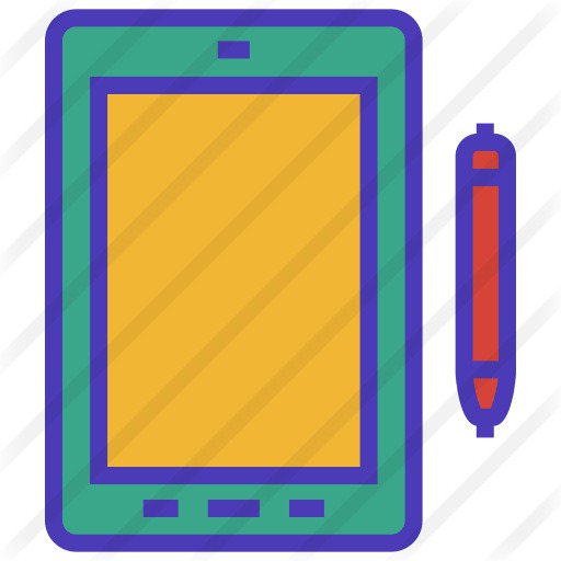 See more icon inspiration related to electronincs, tablet outline, gadgets, gadget, touch screen, tablet, technology and computer on Flaticon.