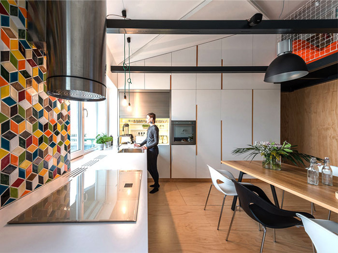 Elegantly Functional Loft by RULES architects - kitchen, #kitchendesign, kitchen ideas, interior design, #kitchen