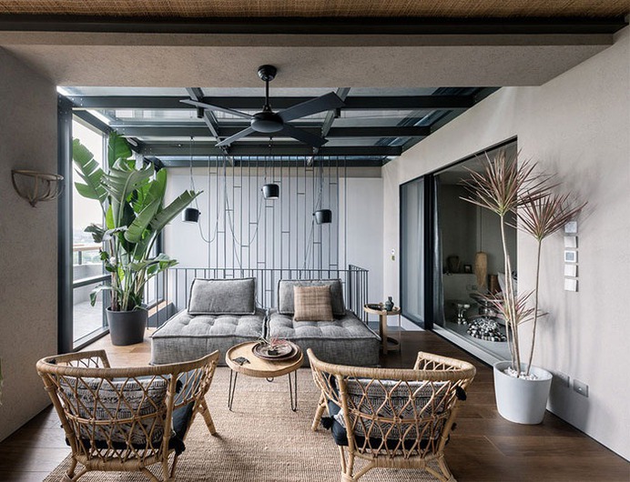 Beijing Three-story Penthouse Apartment by IS Architecture - InteriorZine