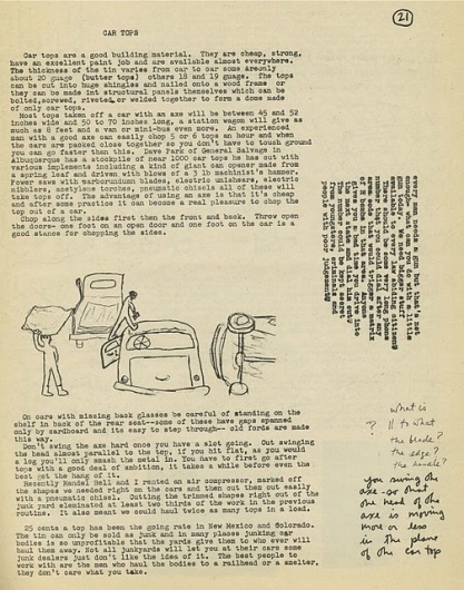 Museum of Contemporary Art Denver #instructions #handmade #typewriter #undesigned
