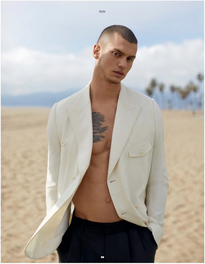 Brandon Good Takes to Venice Beach for Esquire Singapore