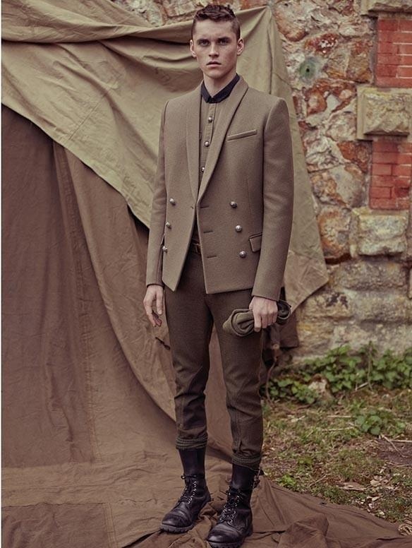 Anders Hayward for Balmain Homme AW/14 Lookbook #balmain #fashion #male