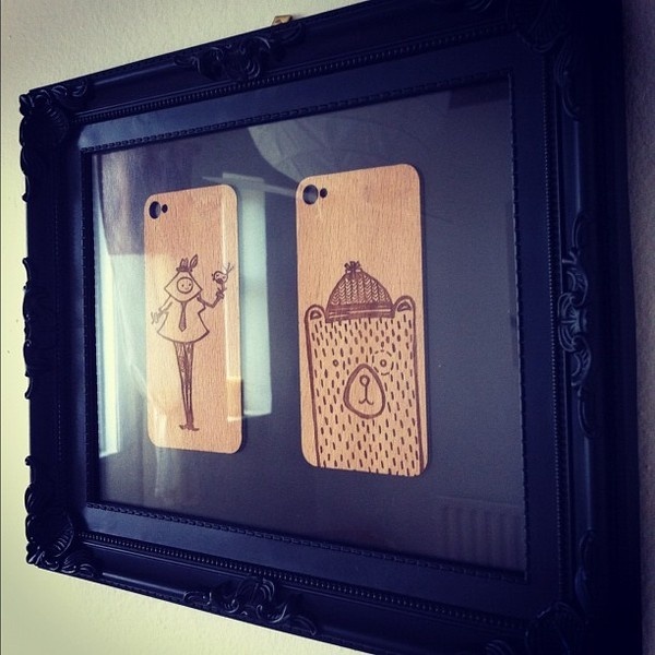 Wood iPhone Covers - Part of our new Creative Series #covers #wood #iphone #craft #art