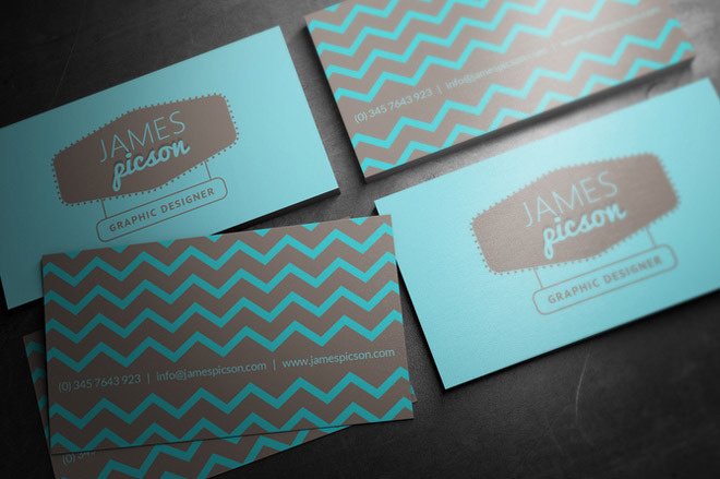 Creative Clean Business Card for Designer