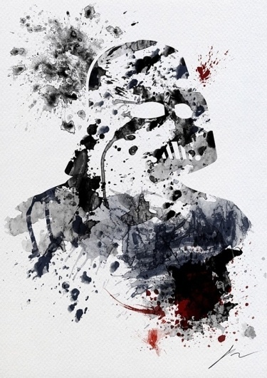 Star Wars Characters | Abstract Portraits | 123 Inspiration #wars #french #star #artist #portraits #characters