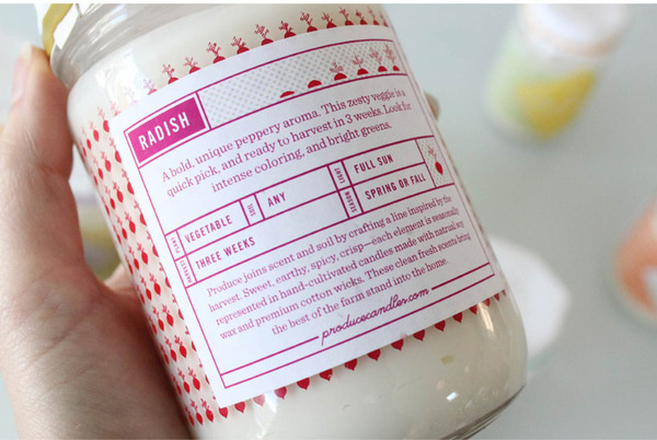 Stitch Design Co.: Produce Candles / on Design Work Life #label