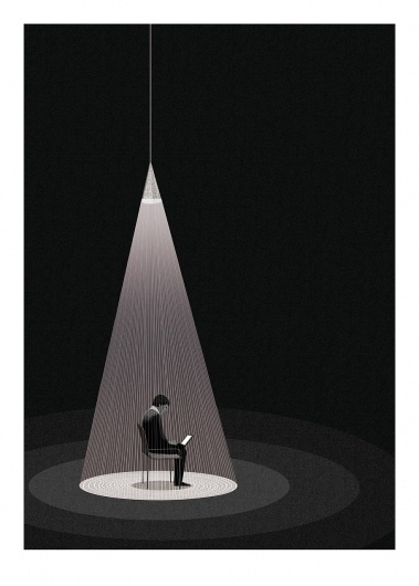 BAFTA 2011 Program Cover - Social Network. #illustration