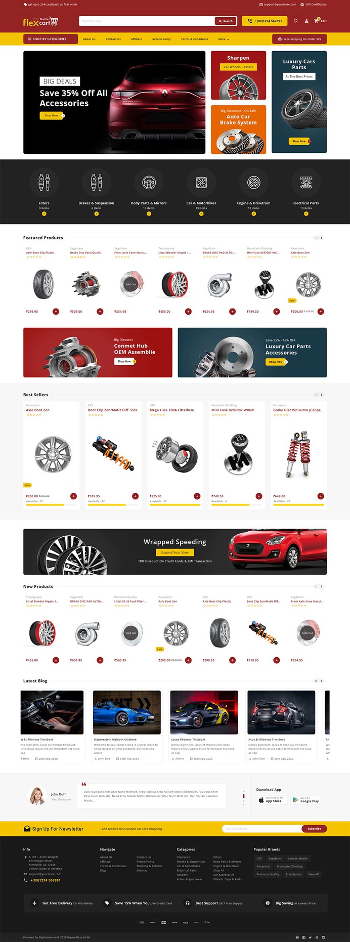 Flex Cart - Stencil BigCommerce Multi-Purpose Responsive Theme | TemplateTrip