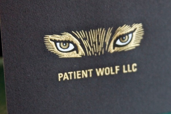 Patient Wolf LLC | The Beauty of Engraving #gold #engraving #wolf