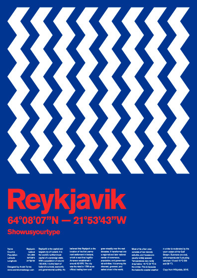 Poster inspiration example #202: poster Reykjavik