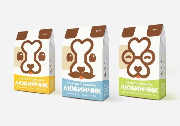 Сookies for dogs. Package. on the Behance Network #packaging #logo #food #dog