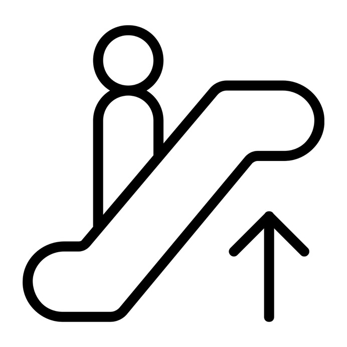 See more icon inspiration related to stair, escalator, stairs, escalator sign, up arrow and holidays on Flaticon.