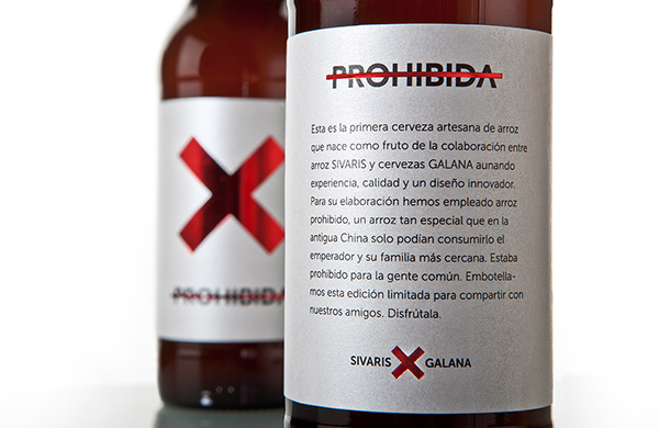 bottle, beer, x, red, bold, simple, minimal, white, brown, flashy