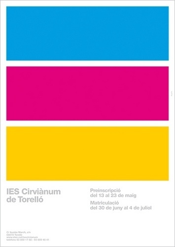 Poster IES | Flickr - Photo Sharing! #swiss #grid #poster #cmyk #helvetica